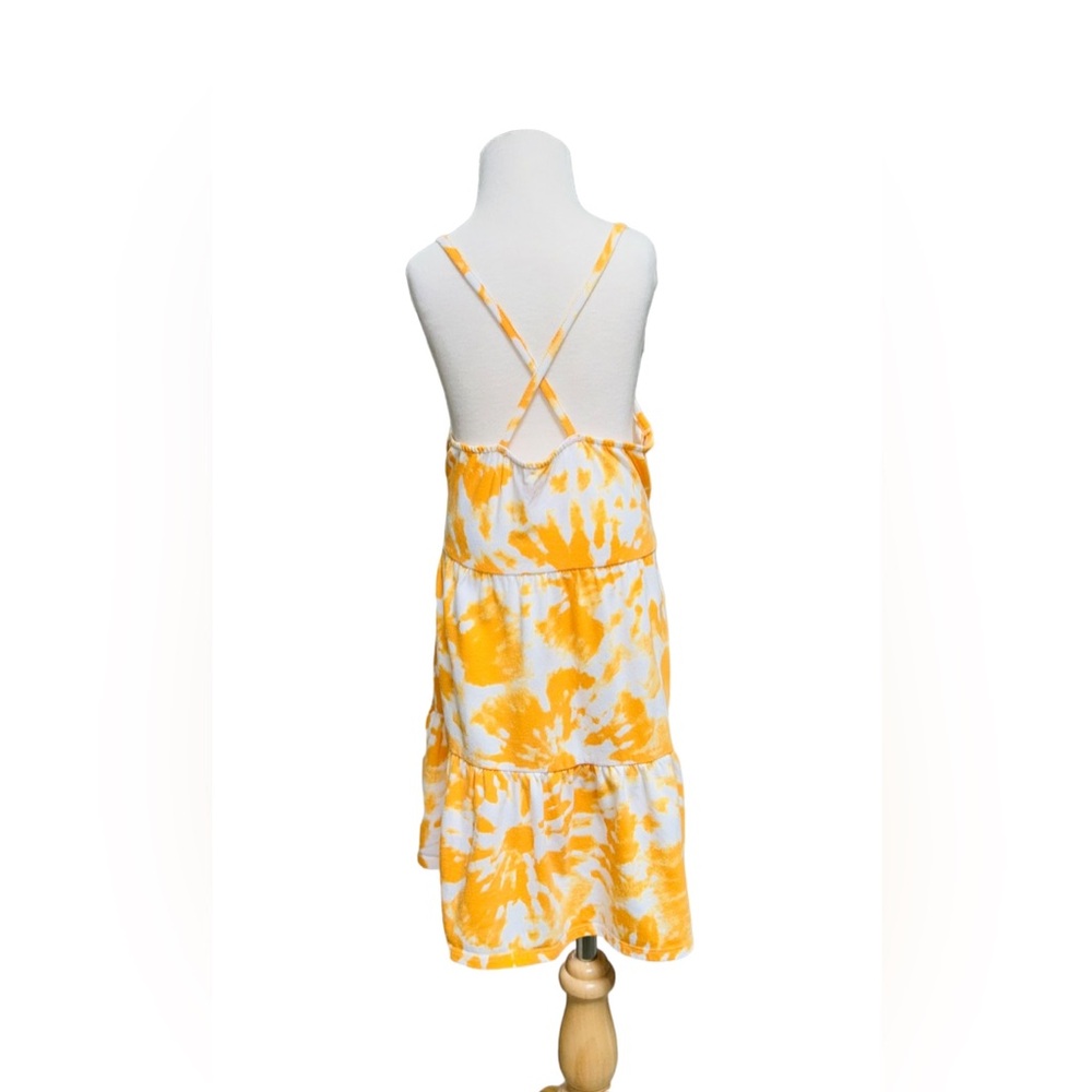 Cat & Jack girls dress M 7 8 orange tie dye - Picture 4 of 7